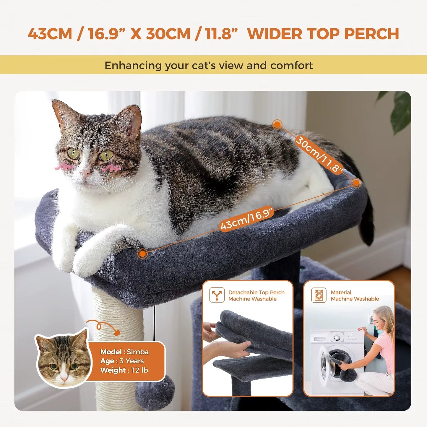 Large Cat Tree Tower